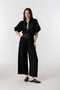 Culotte Linen Pants - Black-Pant-Lanhtropy-XS-Black-Urbanheer