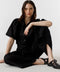 Culotte Linen Pants - Black-Pant-Lanhtropy-XS-Black-Urbanheer