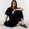 Culotte Linen Pants - Black-Pant-Lanhtropy-XS-Black-Urbanheer