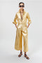 Culotte Metallic Linen Pant - Gold-Pants-Lanhtropy-XS-Gold-Urbanheer