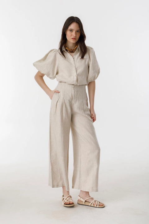 Culotte Pants - Natural