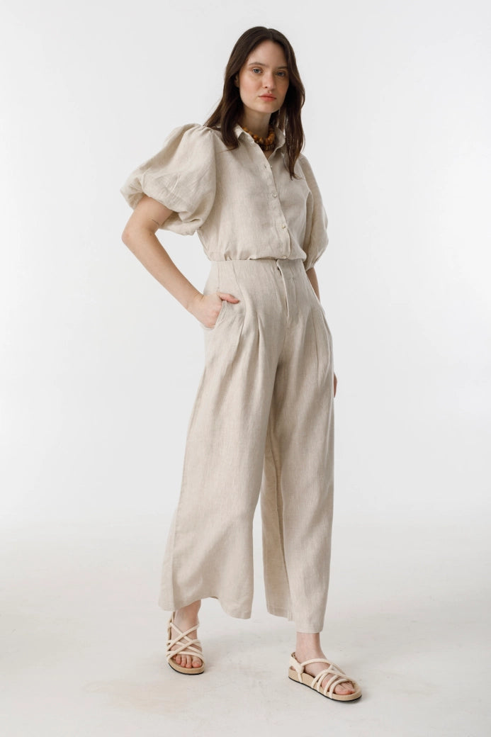 Culotte Pants - Natural