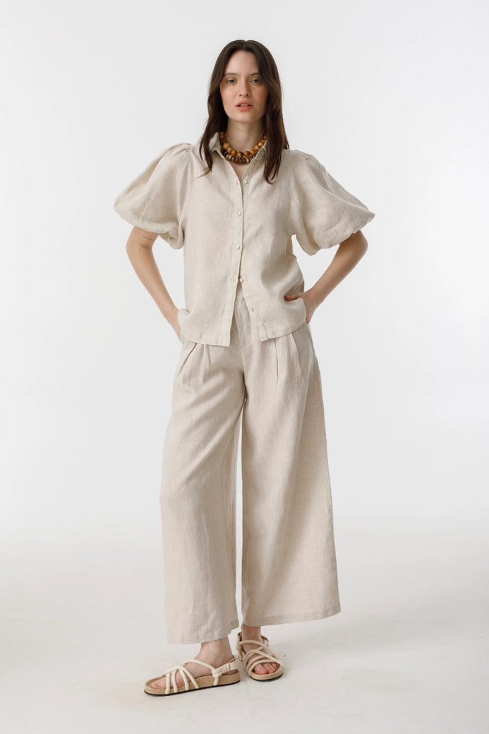 Culotte Pants - Natural