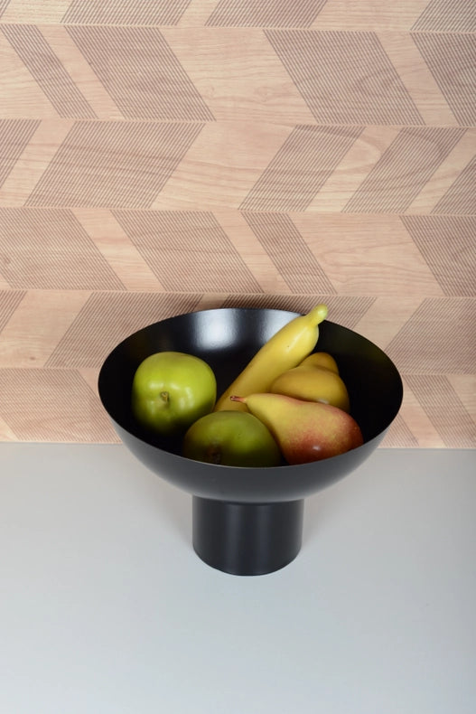 Cup On Foot Matt Black-Cup-AULICA-metal-Urbanheer