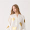 Cupid Linen Shirt - Off-White w/ Gold Hearts-Shirt-Lanhtropy-XS-Off-White with Gold Hearts-Urbanheer