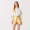 Cupid Linen Shirt - Off-White w/ Gold Hearts-Shirt-Lanhtropy-XS-Off-White with Gold Hearts-Urbanheer