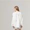 Cupid Linen Shirt - Off-White with Silver Hearts-Shirt-Lanhtropy-XS-off-white with violet hearts-Urbanheer