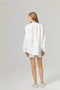 Cupid Linen Shirt - Off-White with Silver Hearts-Shirt-Lanhtropy-XS-off-white with violet hearts-Urbanheer