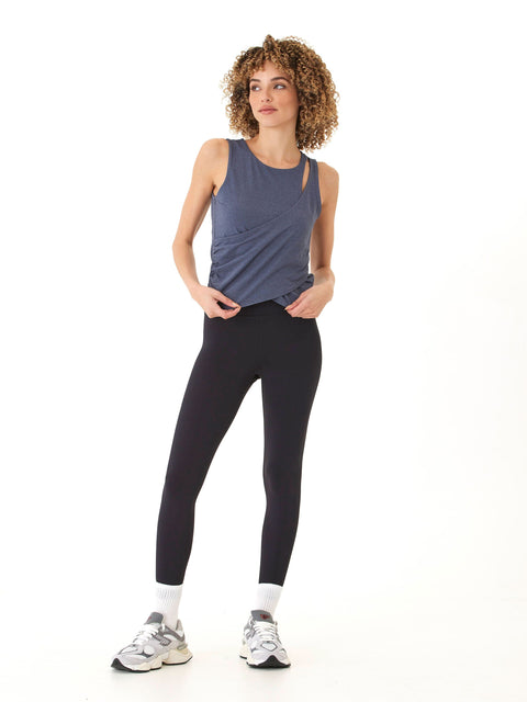 Cynthia Luxe Jersey Wrap Tank