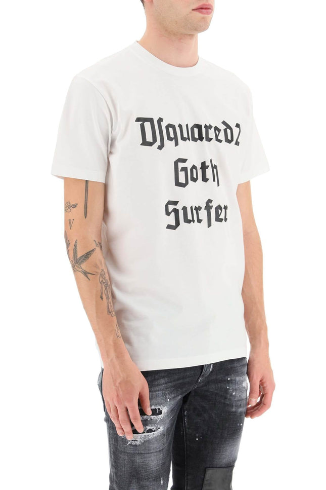 'D2 Goth Surfer' T-Shirt-men > clothing > t-shirts and sweatshirts > t-shirts-Dsquared2-Urbanheer
