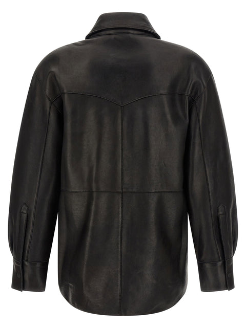 P.A.R.O.S.H. Leather Shirt