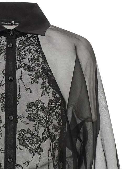 Ermanno Scervino Silk And Lace Shirt