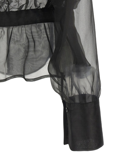 Ermanno Scervino Silk And Lace Shirt