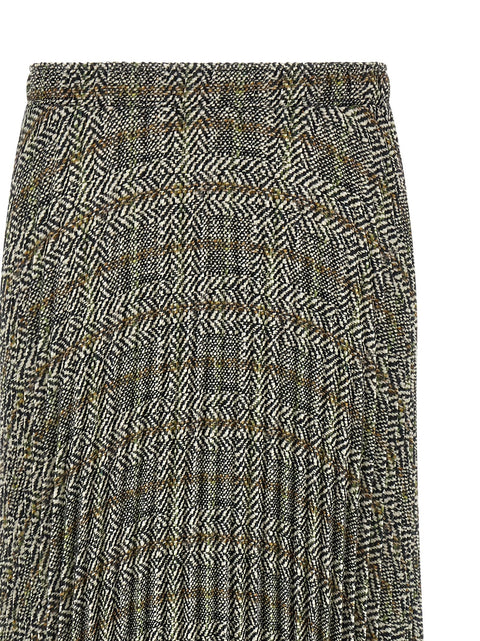 Ermanno Scervino Pleated Skirt With Lace