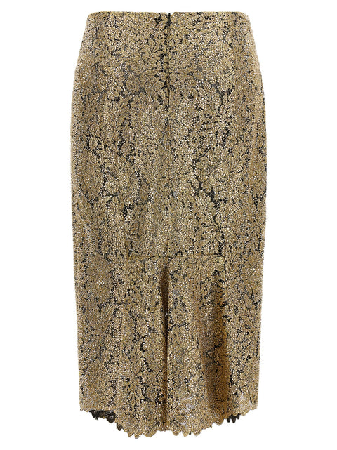 Ermanno Scervino Embroidered Tulle Skirt