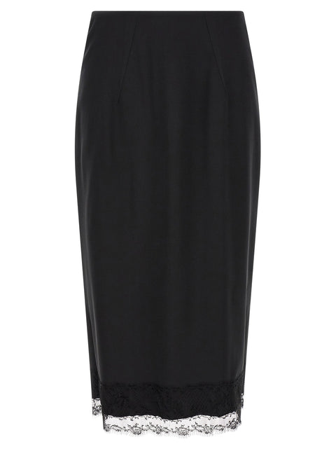 Ermanno Scervino Lace Sheath Skirt