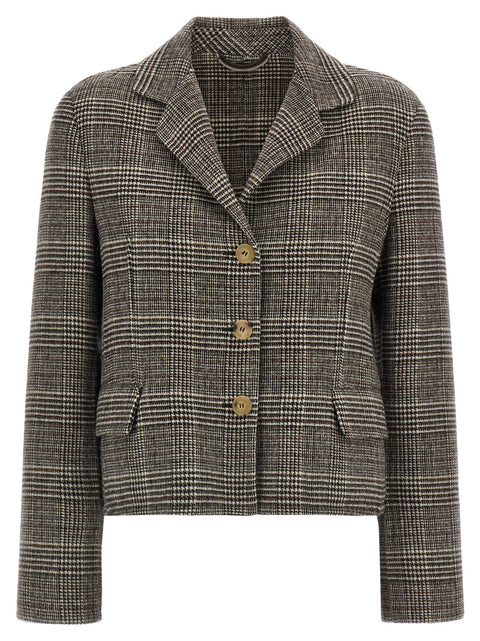Ermanno Scervino Blazer Cropped Check