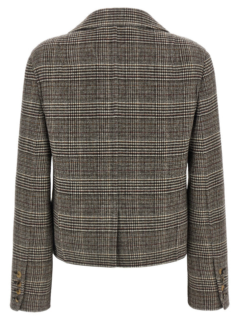 Ermanno Scervino Blazer Cropped Check