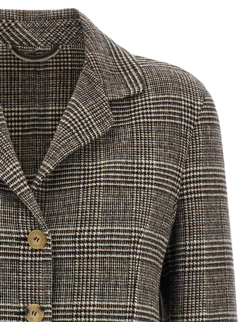 Ermanno Scervino Blazer Cropped Check