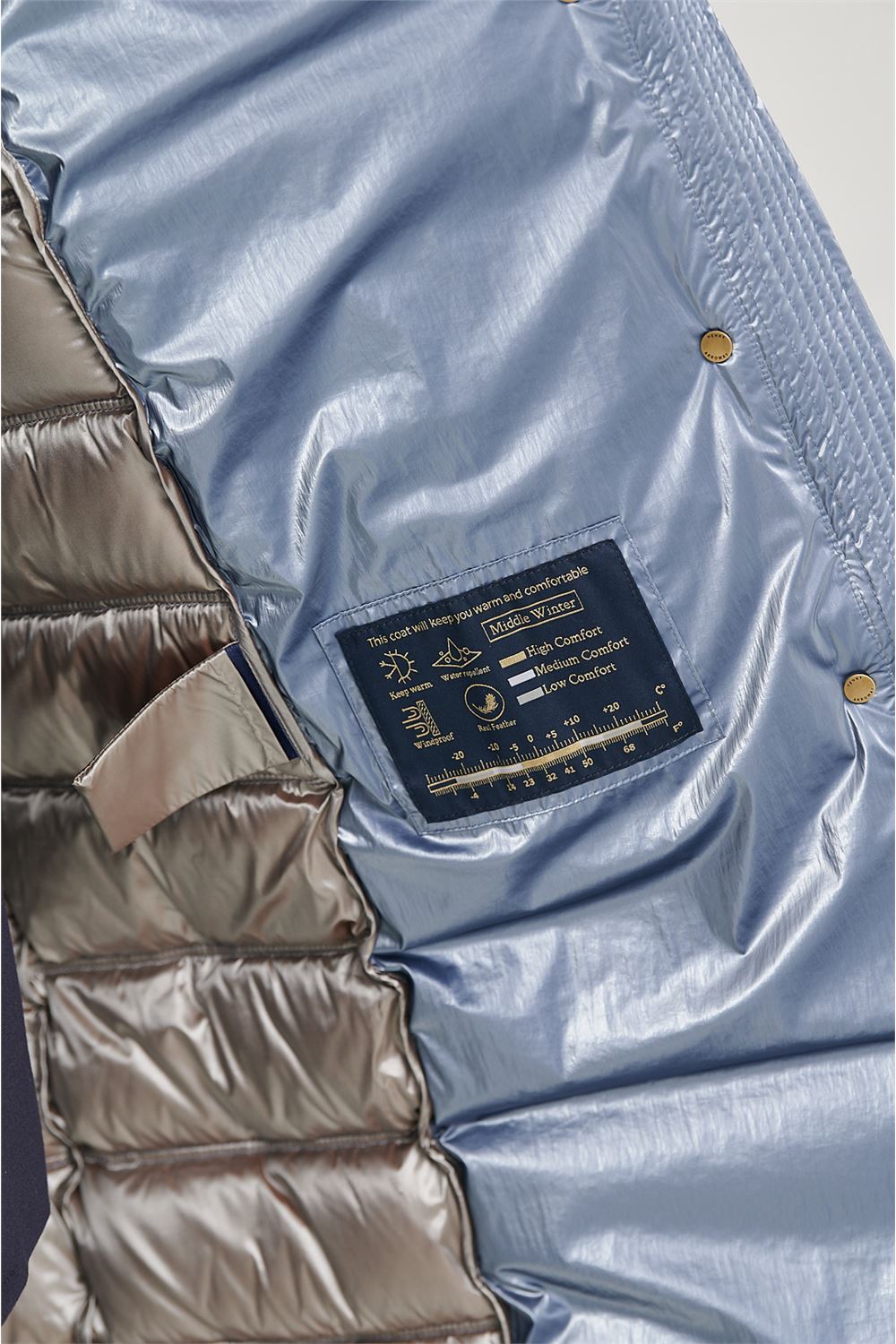 DAKOTA WOMAN LONG VEST AZUL ACERO-Vest-Henry Arroway-S-AZUL ACERO-Urbanheer