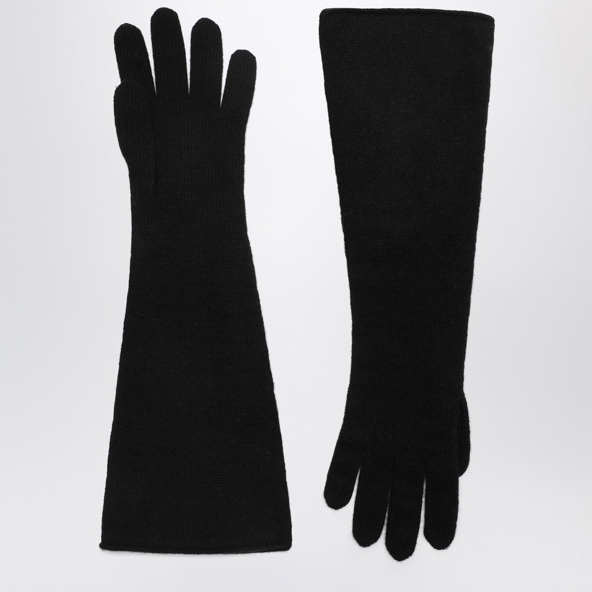 DARKPARK Black cashmere gloves
