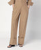 DARKPARK Camel-coloured cuffed trousers