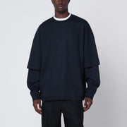 DARKPARK Navy blue Troy double-sleeve top