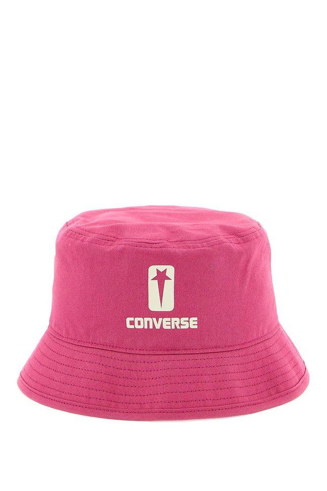 Rick Owens Cotton Bucket Hat Converse X Drkshdw Pink-Hat-RICK OWENS-Pink-S/M-Urbanheer