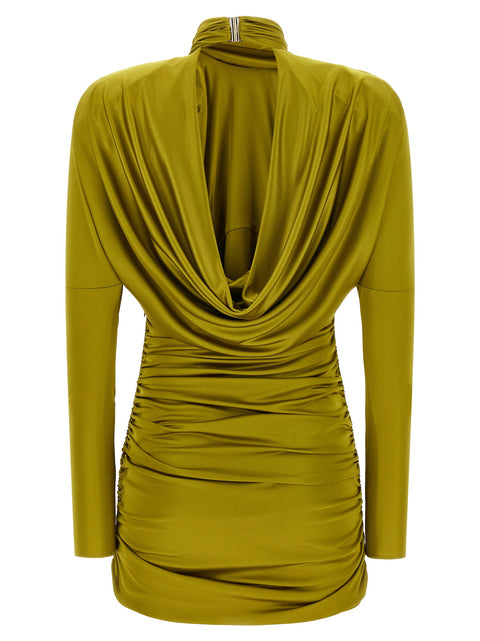 Balmain Draped Mini Dress
