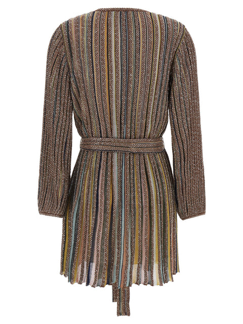 Missoni V-neck And Belt Dress