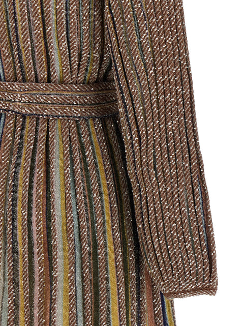 Missoni V-neck And Belt Dress