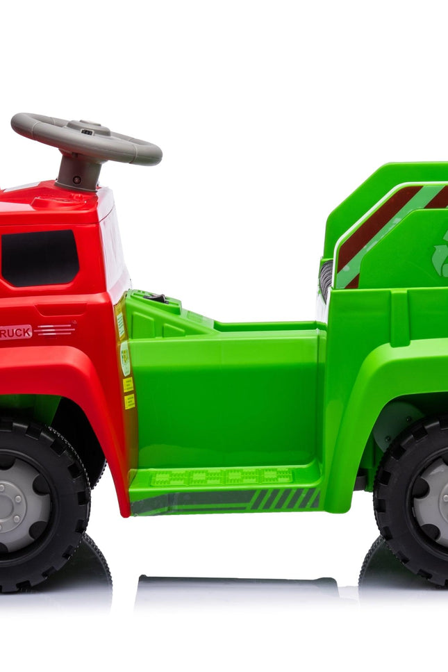 12V Freddo Dump Truck 1 Seater Ride-On-Toys - Kids-Freddo Toys-Red Green-Urbanheer