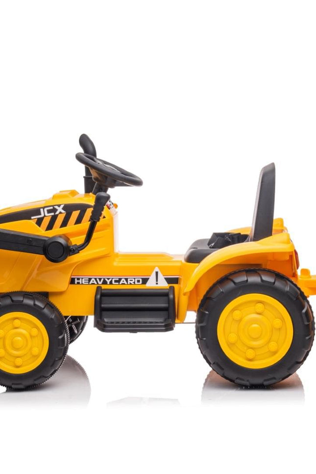 12V Freddo Excavator 1 Seater Ride-On-Toys - Kids-Freddo Toys-Yellow-Urbanheer