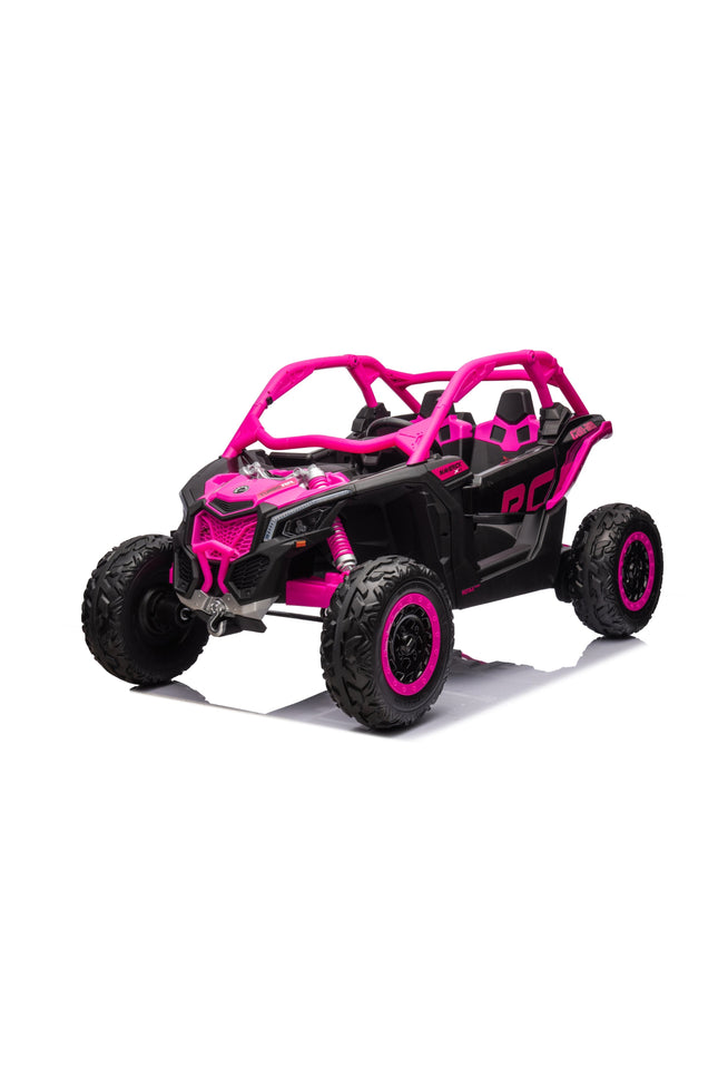 2x24V 4x4 Can Am Maverick 2 Seater Ride on UTV for Kids-Toys - Kids-Freddo Toys-Barbie Pink-Urbanheer