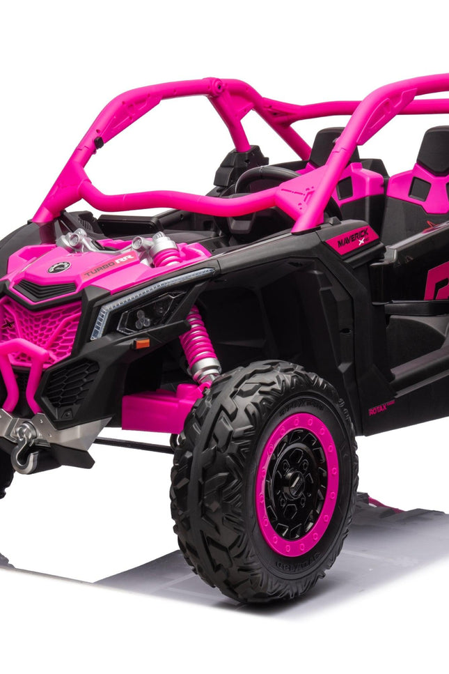 2x24V 4x4 Can Am Maverick 2 Seater Ride on UTV for Kids-Toys - Kids-Freddo Toys-Barbie Pink-Urbanheer