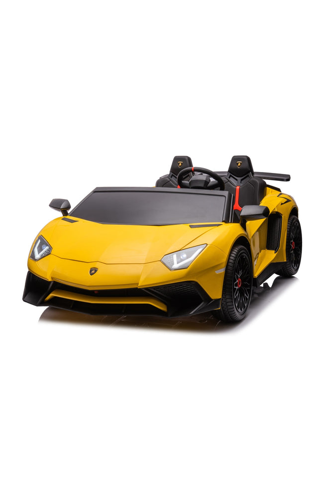 24V Lamborghini Aventador 2 Seater Ride on Car for Kids: Advanced Brushless Motor & Differential for High-Octane Fun