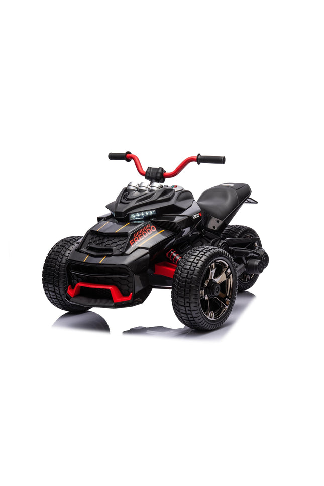 24V Freddo Spider 2 Seater Ride-on 3 Wheel Motorcycle-Toys - Kids-Freddo Toys-Black-Urbanheer