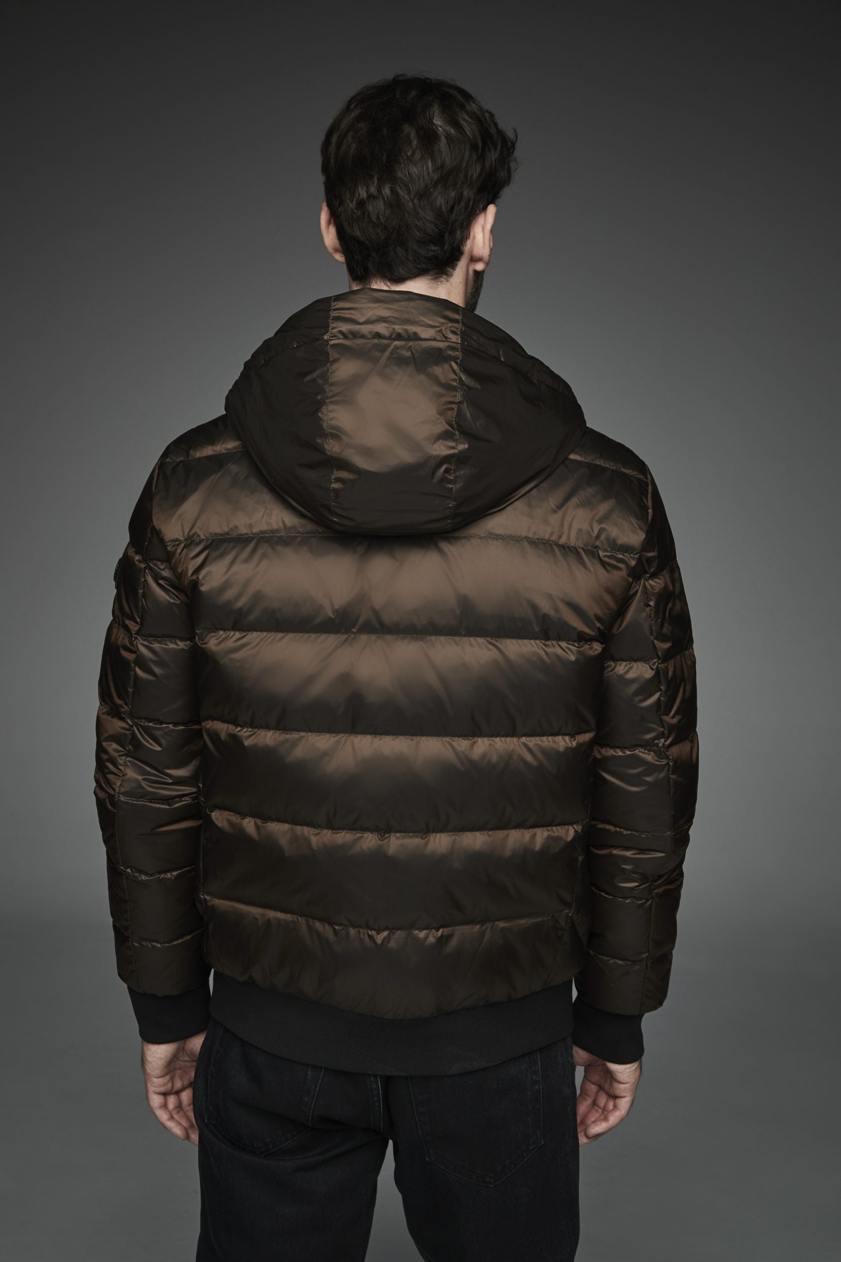 Men Short down jacket DWAYNE Moka-Jacket-Henry Arroway-S-Moka-Urbanheer