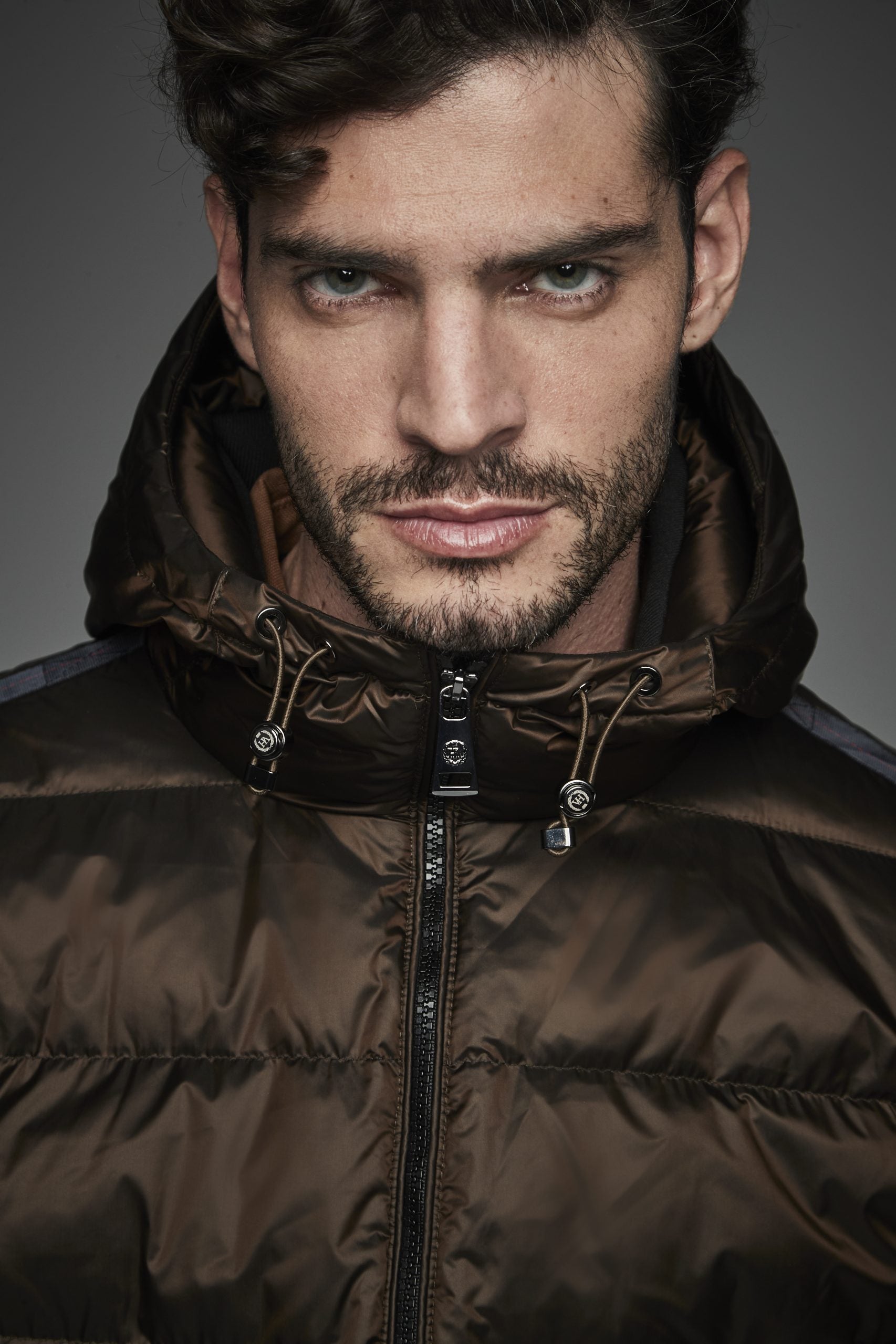Men Short down jacket DWAYNE Moka-Jacket-Henry Arroway-S-Moka-Urbanheer