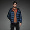 Men Short down jacket DWAYNE NAVY-Jacket-Henry Arroway-S-NAVY-Urbanheer
