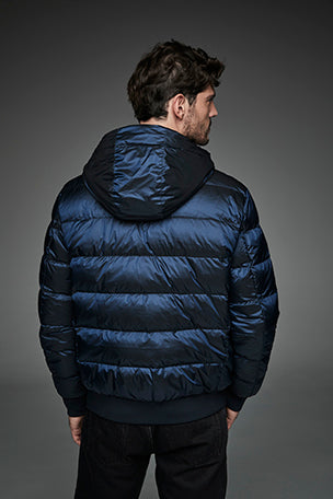 Men Short down jacket DWAYNE NAVY-Jacket-Henry Arroway-S-NAVY-Urbanheer