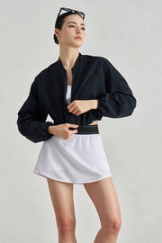 Daisy Airplus Lightweight Crop Active Jacket Black-Jacket-91thelabel-S-Black-Urbanheer