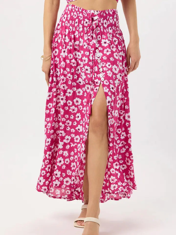 Dakota Skirt Bali Isle Berry-Skirt-Tiare Hawaii-One Size-Bali Isle Berry-Urbanheer