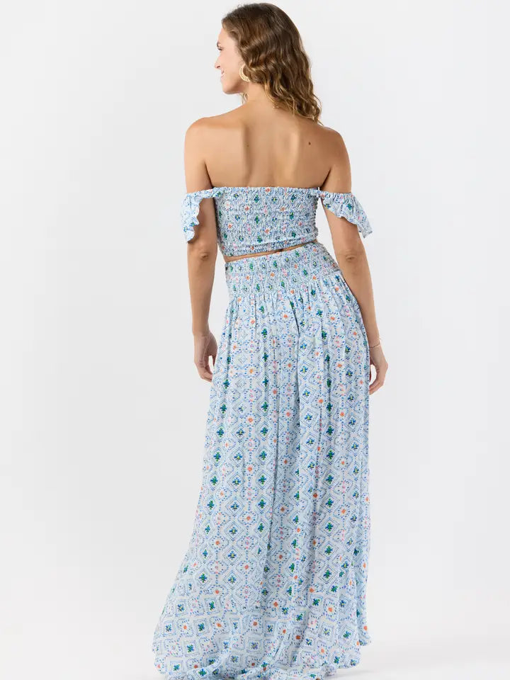 Dakota Skirt Naturals Sedona Blue-Skirt-Tiare Hawaii-One Size-Sedona Blue-Urbanheer