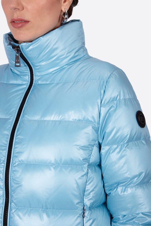 Dalia Striped Down Jacket