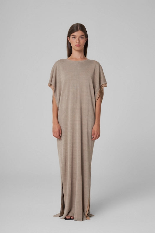 Dana Linen Kaftan Dress-Dress-Leap Concept-M-Mink-Urbanheer