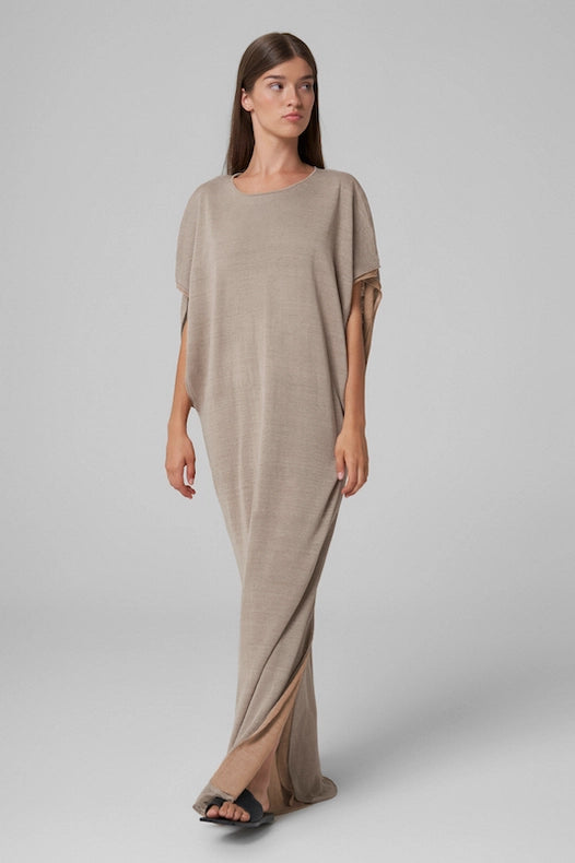 Dana Linen Kaftan Dress-Dress-Leap Concept-M-Mink-Urbanheer