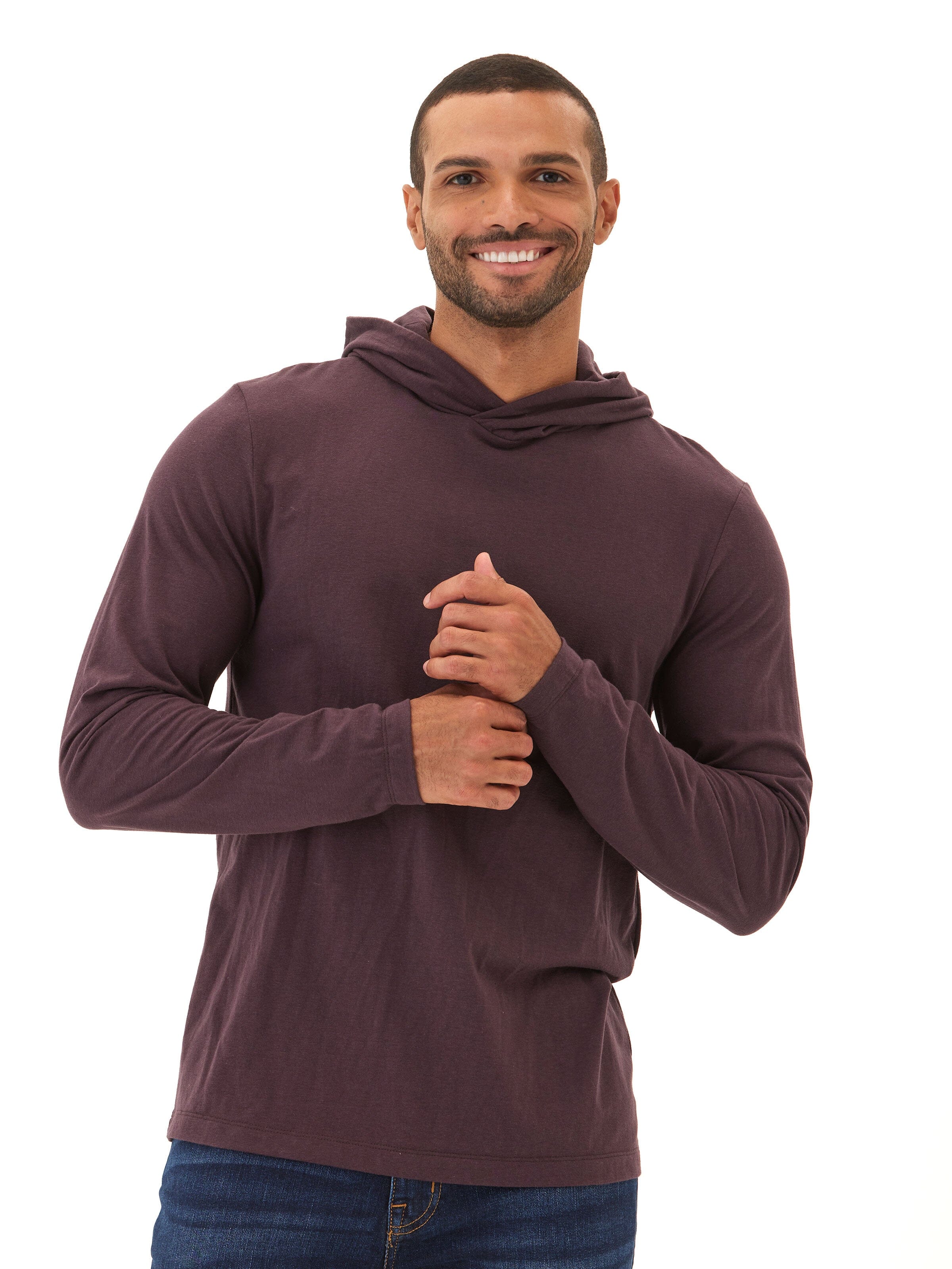 Dane Triblend Long Sleeve T-Shirt Hoodie