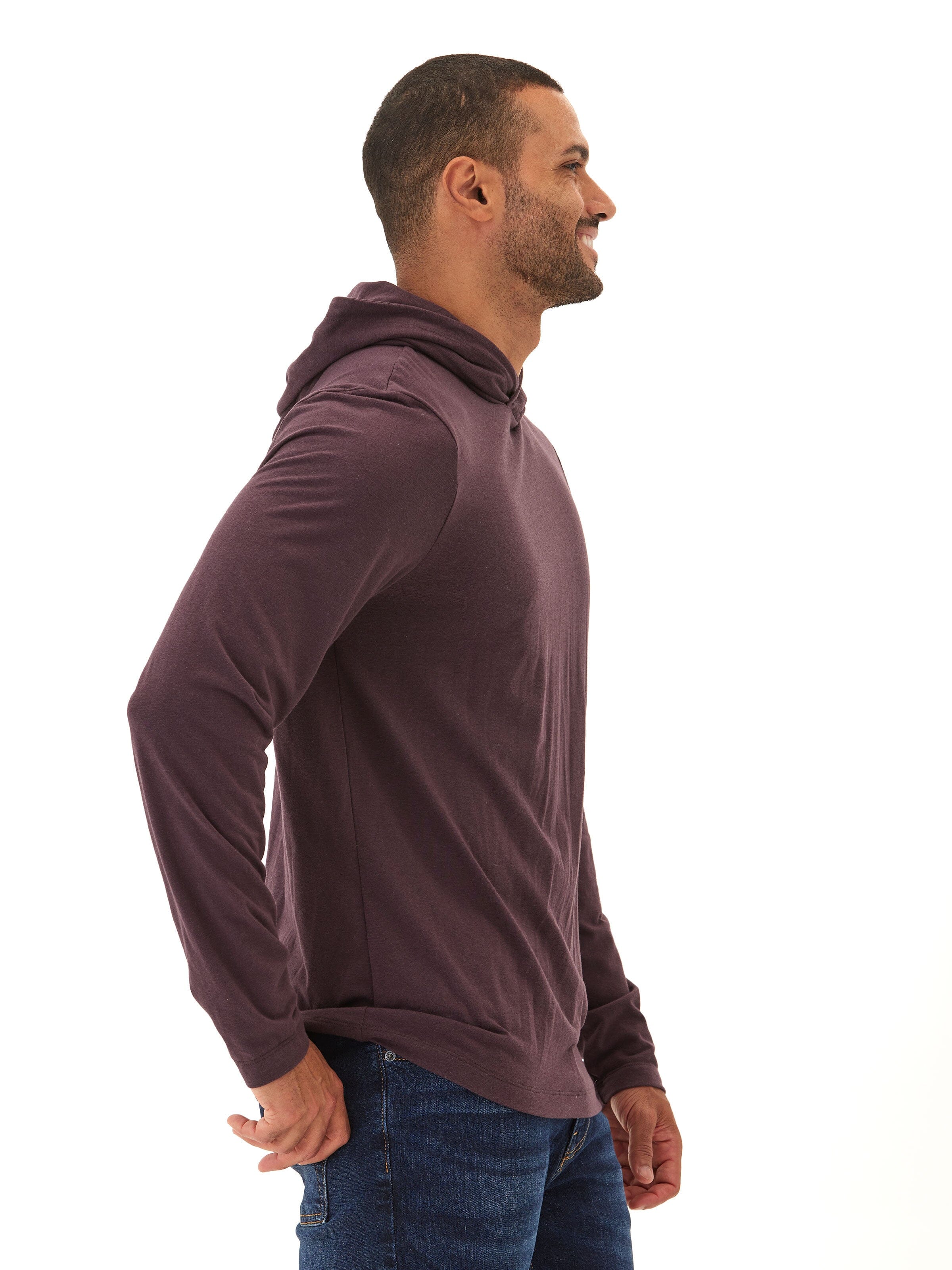 Dane Triblend Long Sleeve T-Shirt Hoodie
