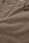 Dark Beige Corduroy Flare Pants with Leopard Print At the Bottom-Pants-Q2-XS-Beige-Urbanheer